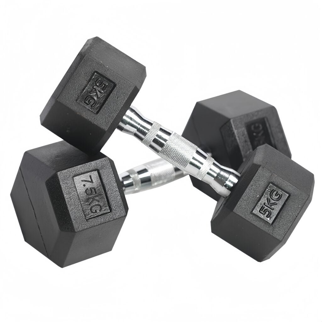 Hex Rubber Dumbell