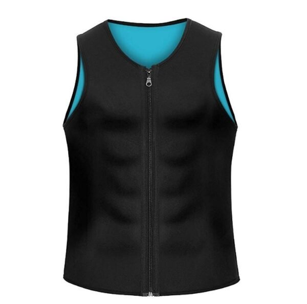 Men Black Sauna Vest