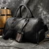 Vintage Leather Fitness Handbag1