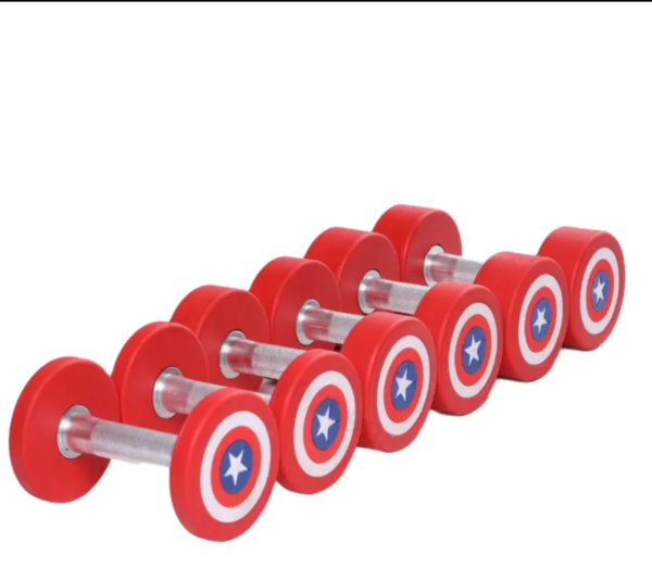 Rubber-Coated PU Dumbbell2