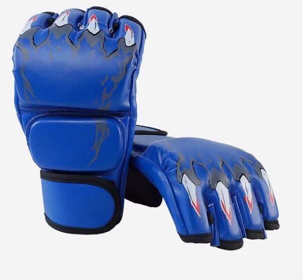 Half Finger Design Boxing Fight Gloves4