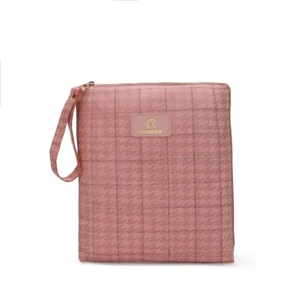 suede compact portable yoga bag