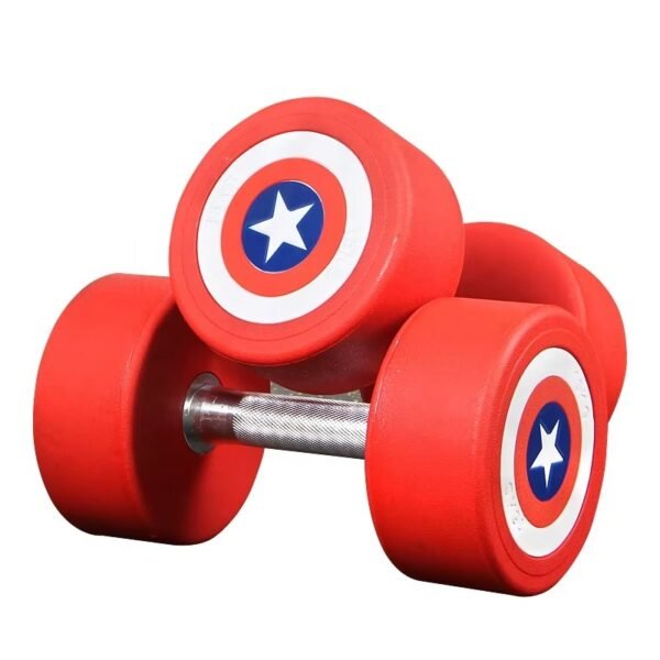 Rubber-Coated PU Dumbbell4