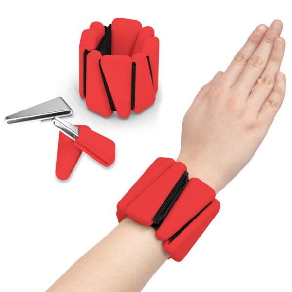 Adjustable Silicone Iron Wrist Weights3