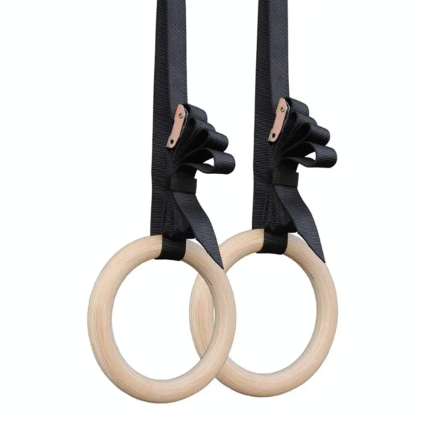 Gymnastics Rings Wooden Exercise Rings
