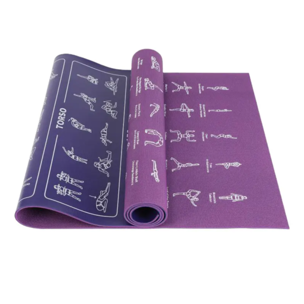 Printed Yoga Poses Yoga Mat