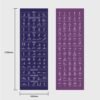 Printed Yoga Poses Yoga Mat