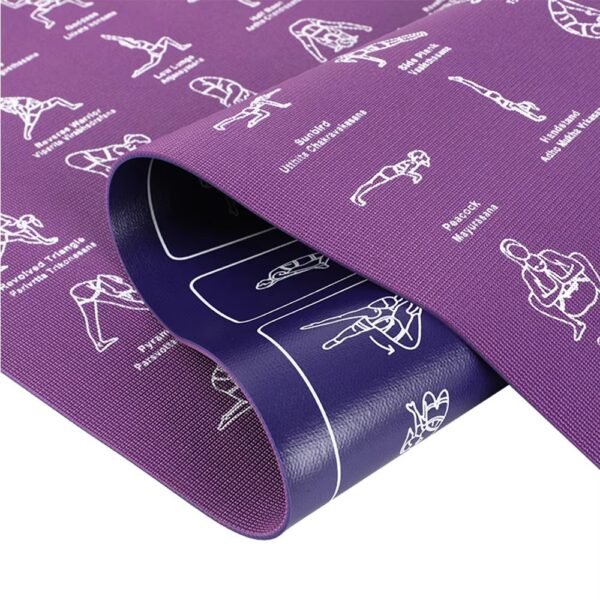 Printed Yoga Poses Yoga Mat