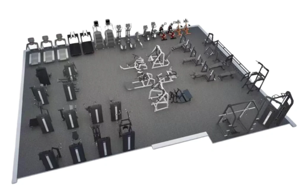 3D gym layout design